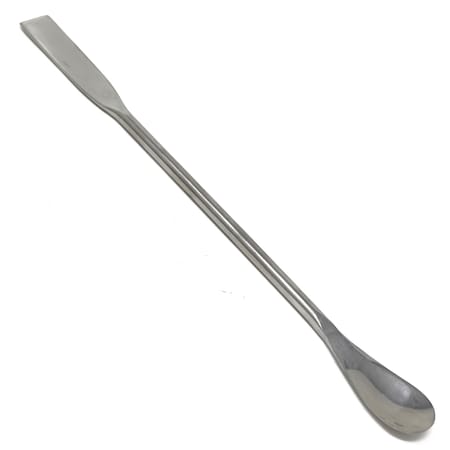 A2Z Scilab Double Ended Lab Spatula Square & Flat Spoon End 9" Stainless Steel A2Z-ZR097